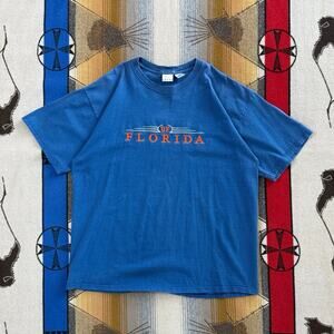 Vintage 90s University Of Florida Gators Embroidered T-Shirt Size XL Made In USA